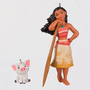 NEW HALLMARK KEEPSAKE ORNAMENT - DISNEY MOANA AND PUA - 2022